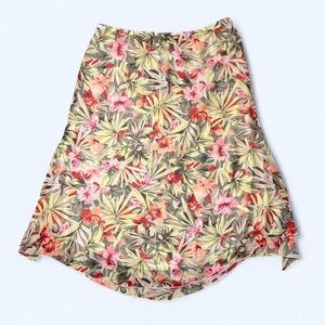 Y2K Fairy Green Floral Skirt by Sag Harbor!